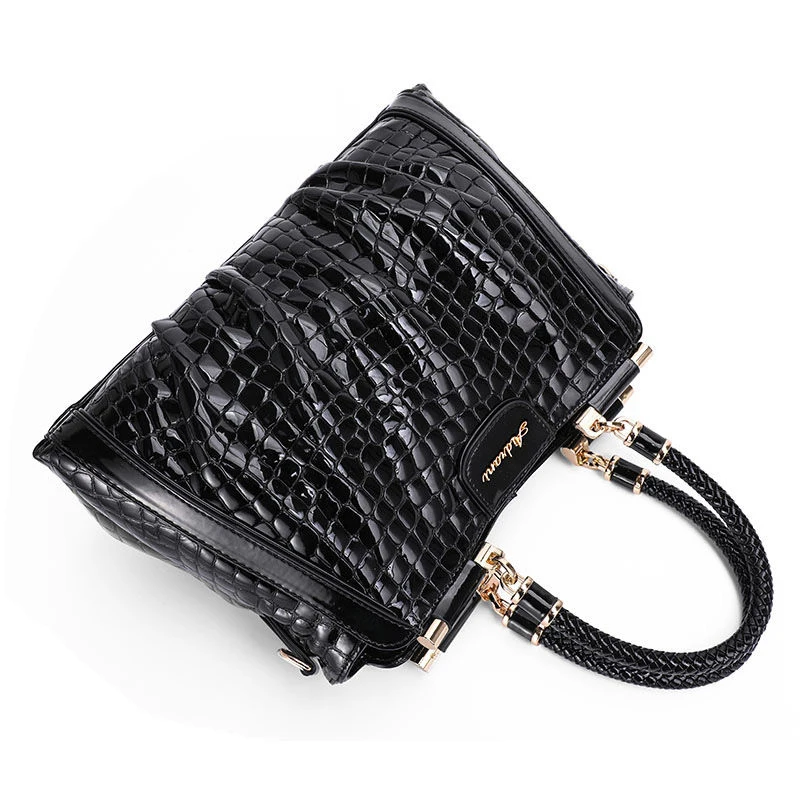 2026 New Fashion Alligator Women Handbags Designer Genuine Leather Lady Shoulder Bag Female Luxury Natural Leather Crossbody Bag
