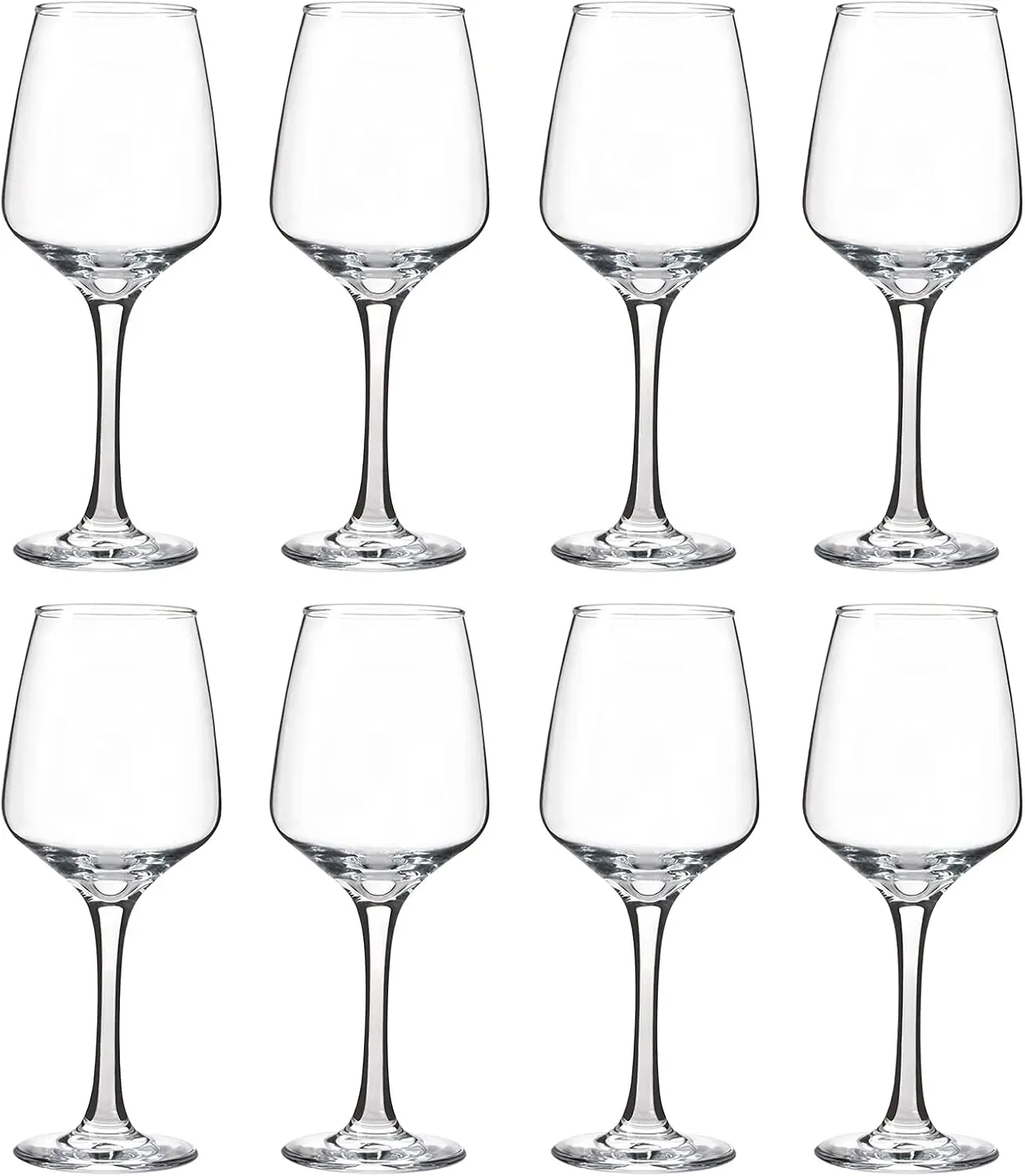 

Wine Glasses Set of 8, 12 Oz Classic Red or White Wine Glass with Stem, Perfect for Home, Restaurant Use, Dishwasher Saf