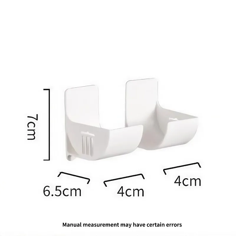 2/6PCS Plastic Bag Film Container Dispenser for Kitchen Shelf Wall Mounted Trash Bags Holder Garbage Bag Storage Box Organizer