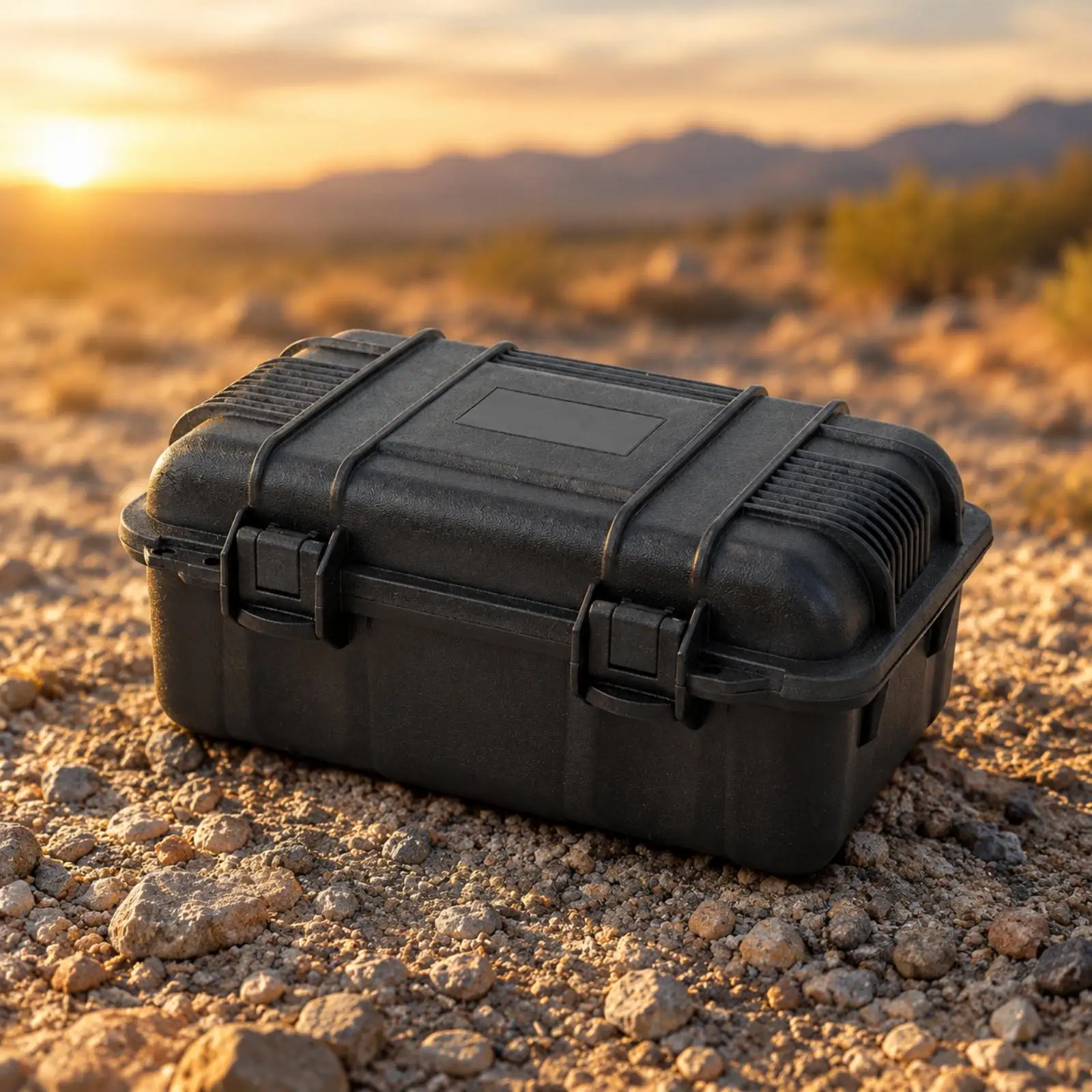 Waterproof Hard Case for Scopes and Small Optics with Textured Grip and Reinforced Corners for Safe Carry and Storage