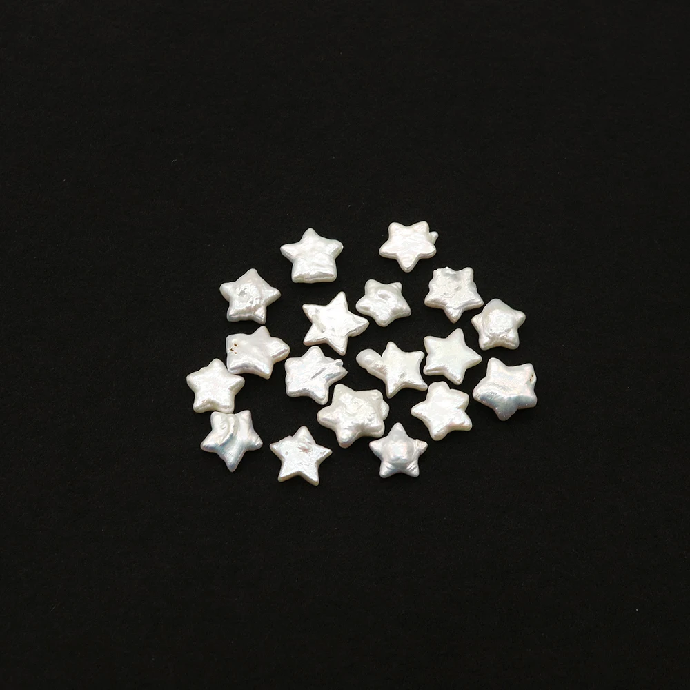 

5 Pcs Wholesales No Hole Baroque Five-pointed Star Shape Freshwater Pearl Loose Beads for DIY Making Necklace Bracelet Jewelry