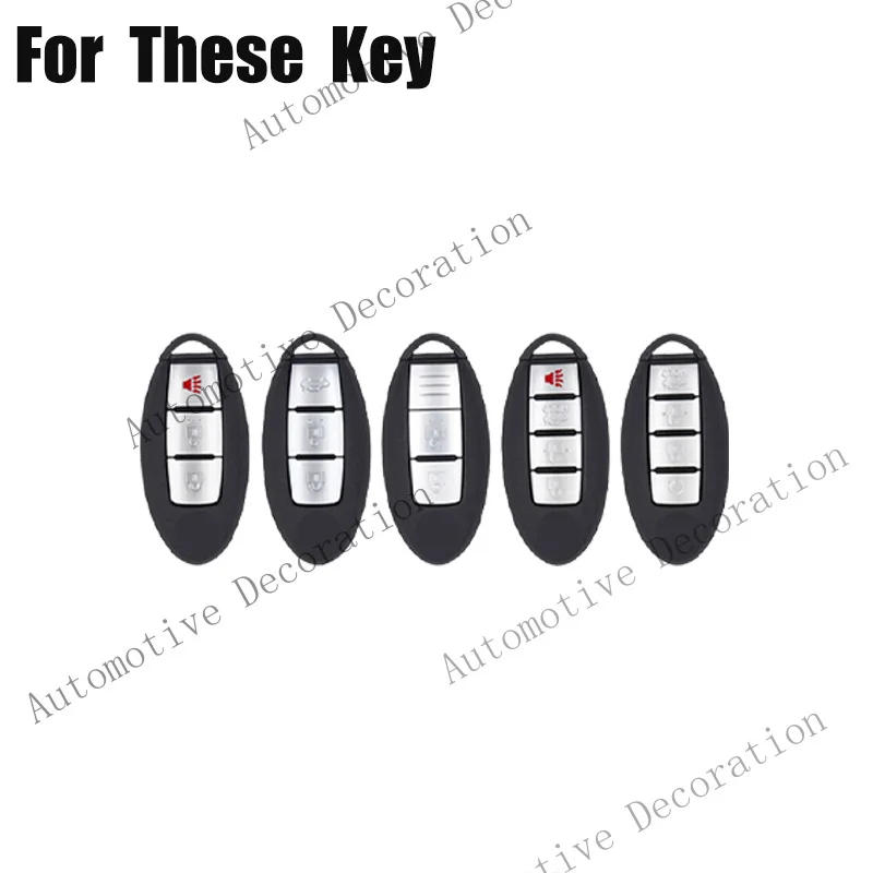 Z+ Zinc Alloy TPU Leather Car Key Fob Case Cover For Infiniti Q50 For Nissan Altima view 2