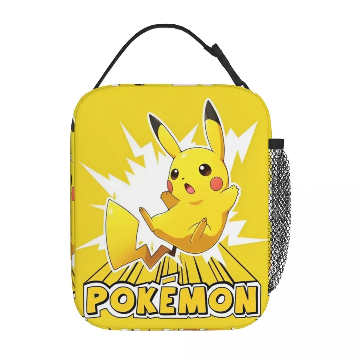 pokemon-bonito-pikachu-presente-isolado-lancheira-para-criancas-adultos-design-saco-de-comida-refrigerador-termico-lancheiras-para-viagens