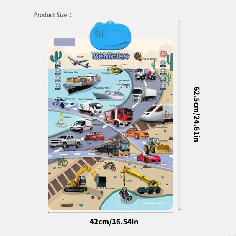 話をする子供向けのABC壁チャート男の子のための楽しい教育玩具