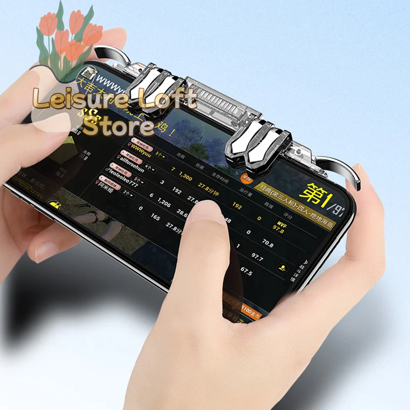 مشغلات ألعاب الهاتف المحمول لـ PUBG/Free Fire/COD - أزرار حساسة باللمس عالمية لهواتف iPhone وHuawei، لعبة محسنة #1