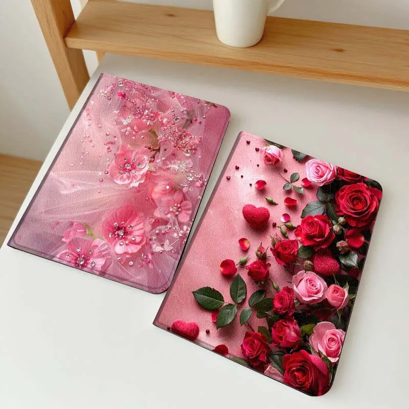 

Flower Art Beautiful Gift For Samsung Galaxy Tab A7 A A8 A9 A11 S6 S11 10.1 10.4 10.5 Inch Lite PLus Soft Tablet Case