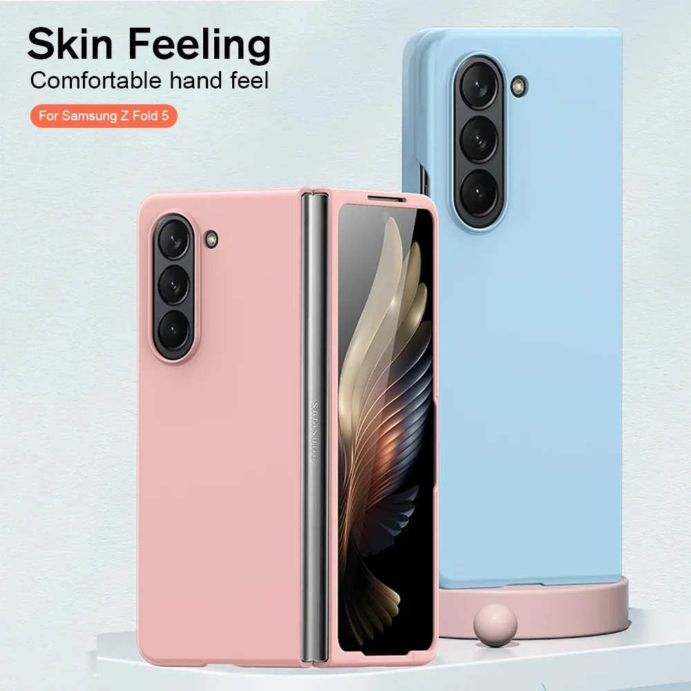 

ZFold 5 Candy-Skin Hard PC Frosted Protective Case For Samsung Galaxy Z Fold 5G Fold 5 ZFold5 Z5 PC Ultra-Thin 7.6-Inch Shockpro