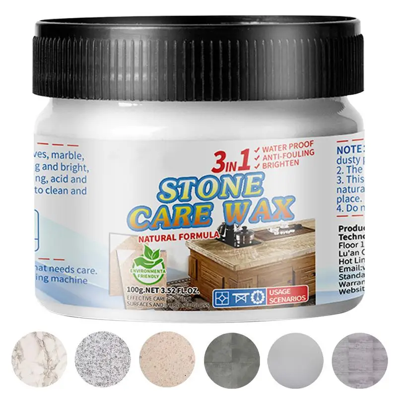 Quartz Polishing Kit Granite Marble Natural Stone Wax Enhance Your Natural Stone Wax Finish Stone Polishing Care Wax Granite