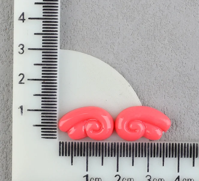 Kawaii أجنحة الملاك كابوشون ، سكرابوكينغ ، ديكور الهاتف الخليوي ، صنع القرط ، ديكودن ، 20 قطعة مجموعة