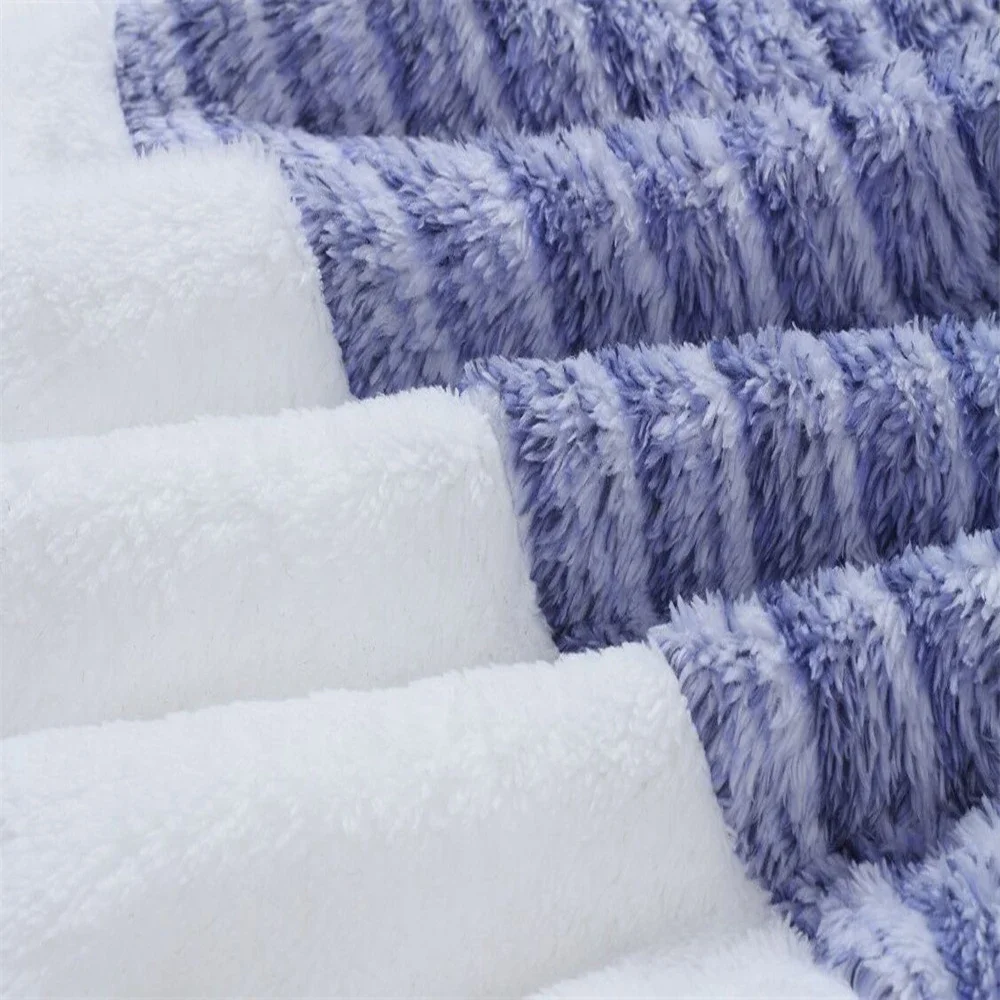 Autumn/winter Women New Style Leece Half Zipper Striped Stitching Sweater Fashion Plus Size Female Thick Hedging Warm Clothing