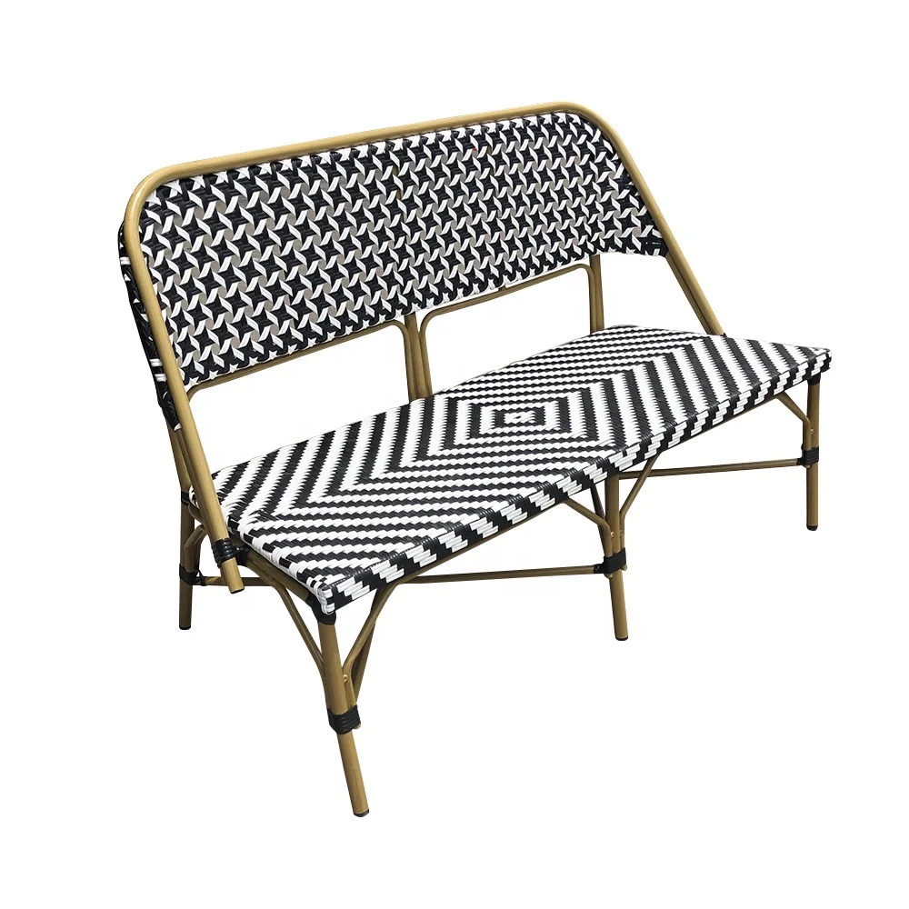 

Outdoor Courtyard Leisure Balcony Loveseat Rattan Garden Chair Foldable Chair