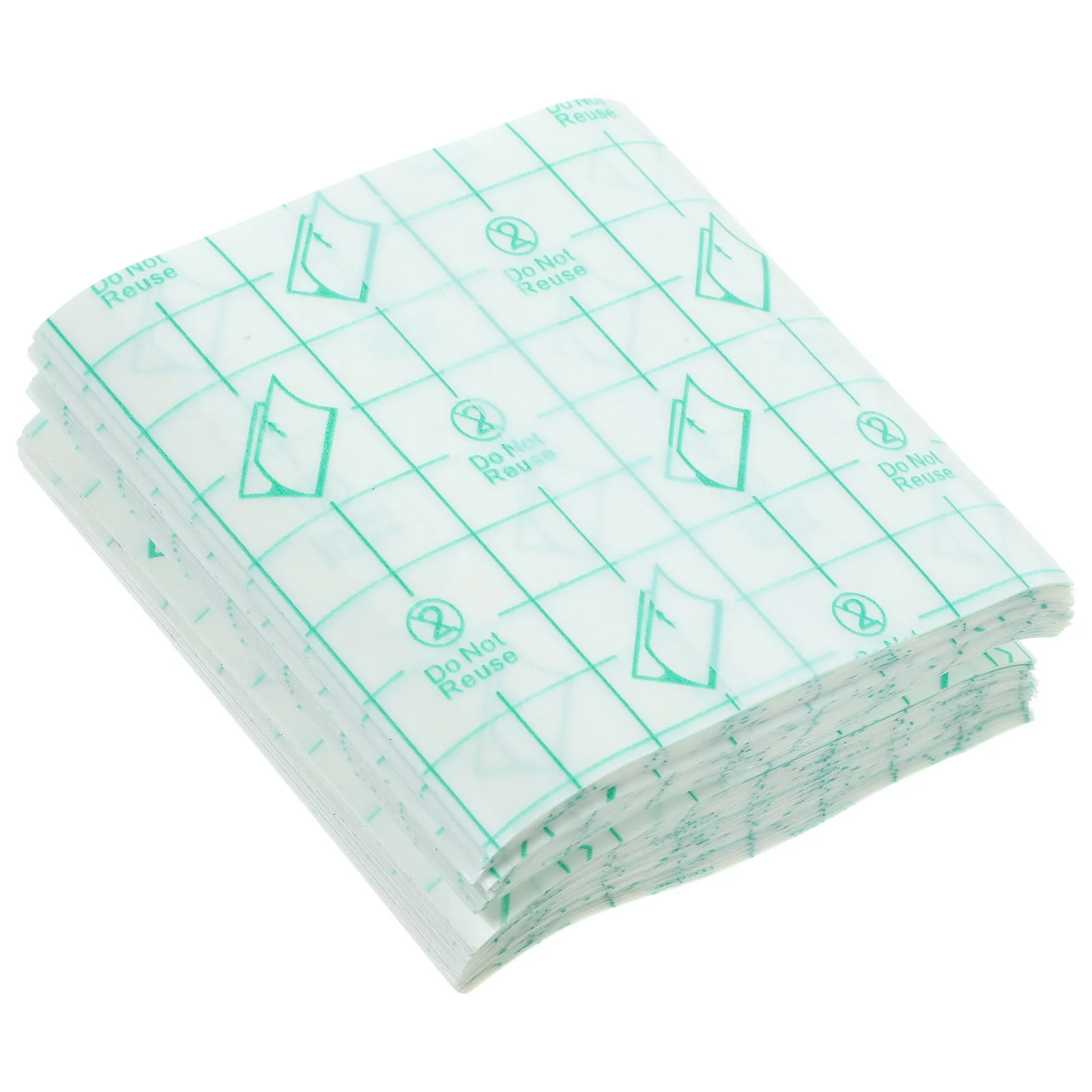 

100Pcs Adhesive Disposable Makeup Hand Palettes PU Foundation Mixing Plates Professional Makeup Tools for Salon Home