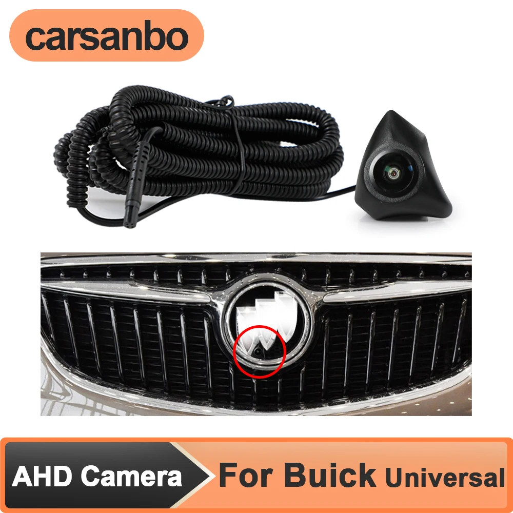 

Carsanbo AHD 1080P 150° Car Front View Camera for Buick Universal Night Vision Fisheye Lens Vehicle Logo Front Camera Waterproof