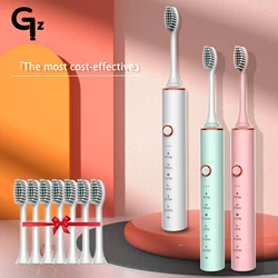 Powerful Ultrasonic Sonic Electric Toothbrush USB Charge Rechargeable Tooth Brush Washable Electronic Whitening Teeth Brush N100