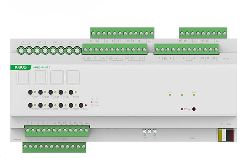 

KNX/EIB K-bus home automation system KNX Room Controller in smart home system automation