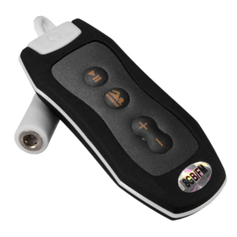 

AU47-Waterproof IPX8 Clip MP3 Player FM Radio Stereo Sound Swimming Diving Surfing Cycling Sport Music Player with FM(B)