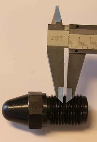 Injection molding machine accessories M24 x 2 nozzle filter nozzle