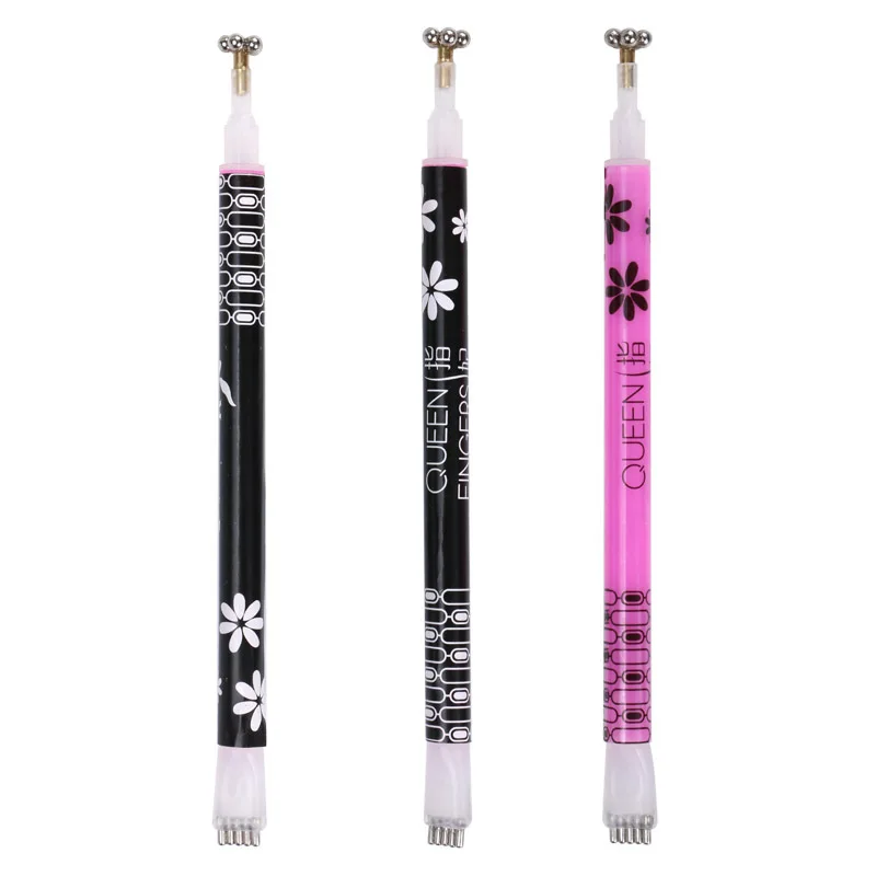 Cat Eye Nail Art Magnet Stick Double Headed Magnet for Nail Gel Polish 3D Line Strip Effect Strong Magnetic Pen Manicure Tools