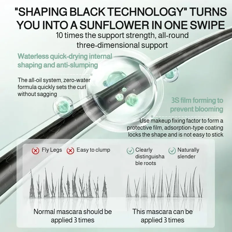 Definizione del volume Mascara del volume Allungamento naturale Set di mascara con definizione del volume senza sbavature