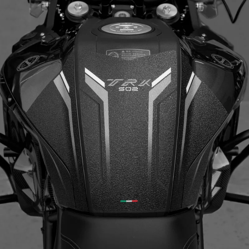 Motorcycle Accessories Fuel Tank Area Protection Sticker Kits Decoration 3M Adhesive Rear Refit Decals For Benelli TRK 502-502X