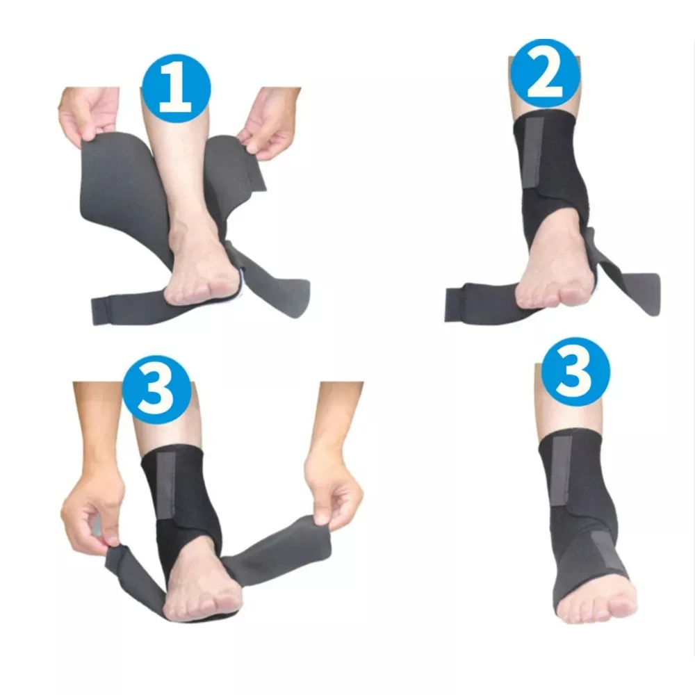 Adjustable Foot Droop Splint Brace Orthosis Ankle Foot Support Hemiplegia Rehabilitation Guards Posture Corrector Support New