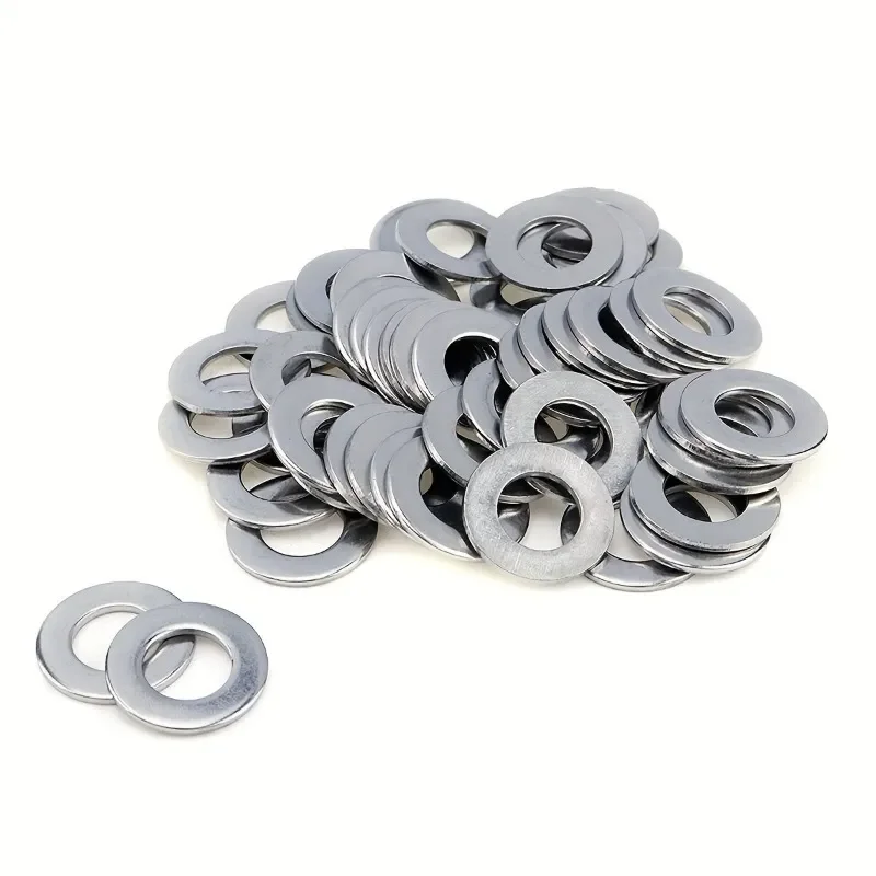 Din125A Silver Steel Round Flat Gi Washer Zinc Plated Metal GI Flat Washer Galvanized Flat Washer For Fasteners