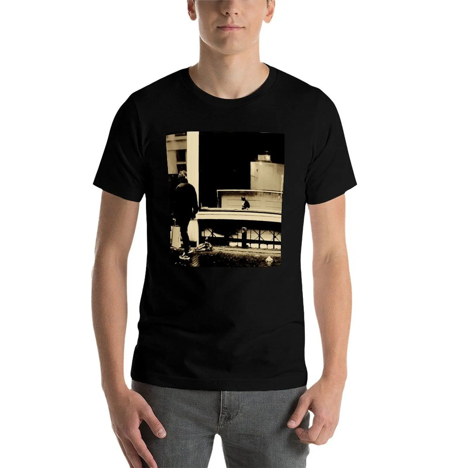 Amsterdam city - travel photography T-Shirt Large Size Casual Tee Shirt T-Shirt view 4