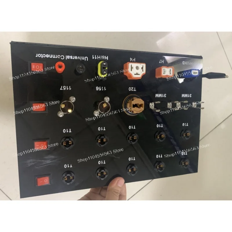 Auto LED Test Equipment Power Current Tester Sensor LED Lens Parameter Display Stand Power Test Box