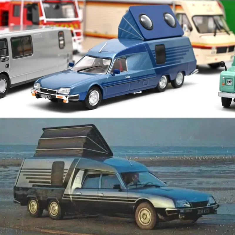 

Diecast 1:43 Scale IXO CITROEN Motorhome Triaxial CX TISSIER PENTHOUSE 1980 Alloy Car Model Collectible Gift Souvenir Display
