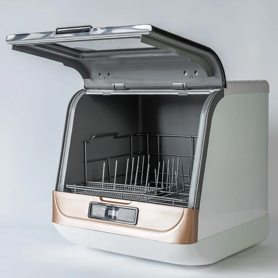 Smart Countertop Dishwasher, Multiple Wash Programs, Efficient Air Drying, Compact Design for Small Kitchens, Easy Installation