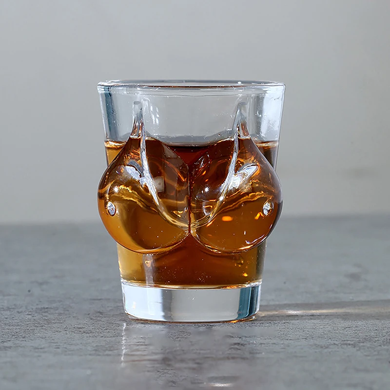 Taza de cerveza única para hombres y mujeres, copa de vino transparente con forma de cuerpo divertido, vasos de Bar, taza de cóctel, taza de jugo de café, taza de té, nuevo, 1PC
