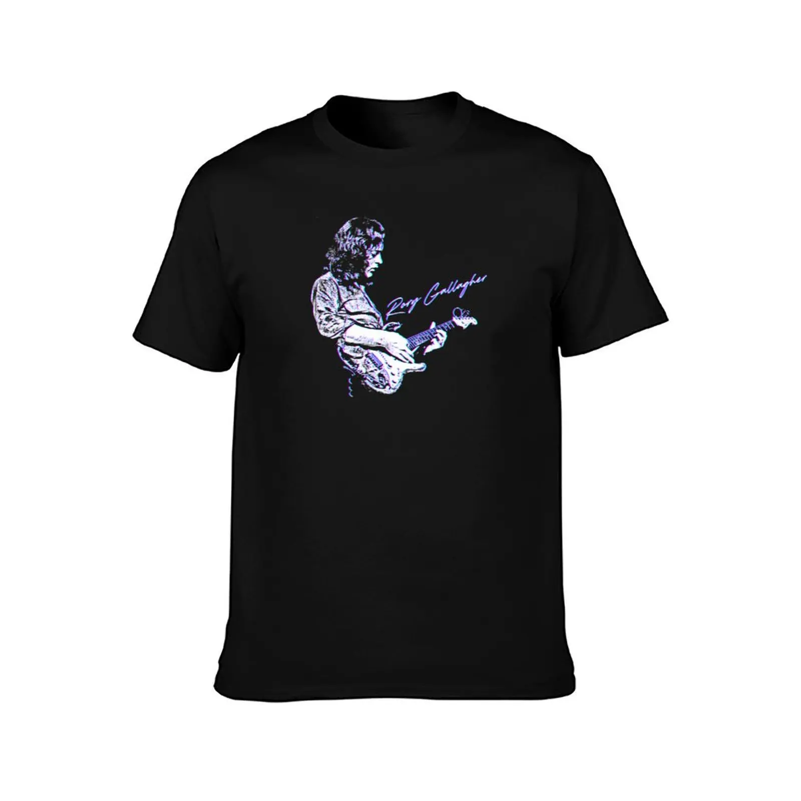 Rory Gallagher Psychedelic Style T-Shirt vintage t shirts sublime graphic t shirts mens t shirts top quality