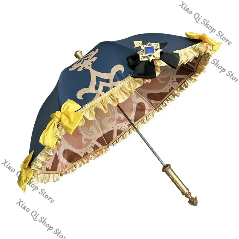 

Genuine Genshin Impact Game ambitus prop Anime quadratic element cartoon cos Long-handled umbrella Collector's Edition
