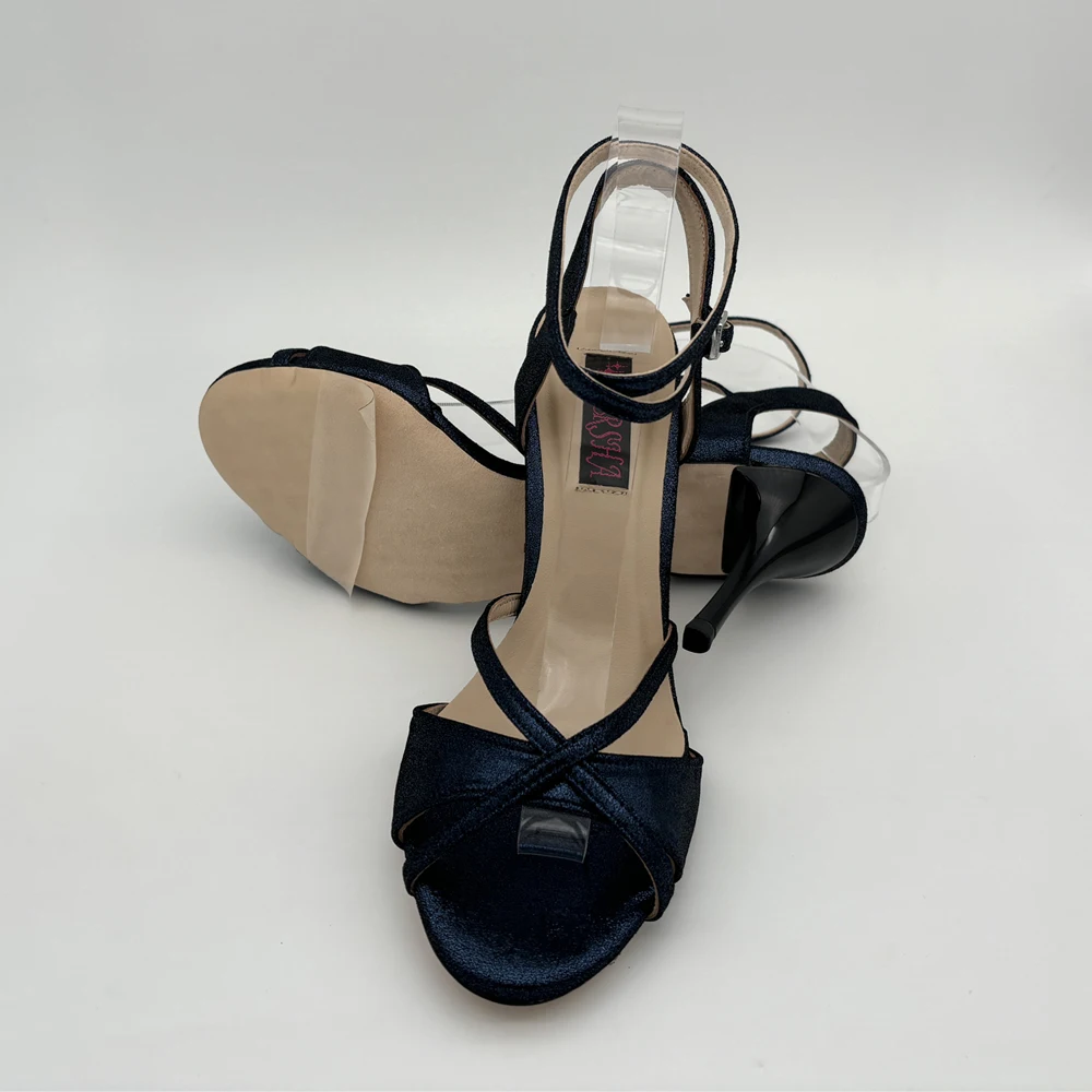 NEW  Argentina Tango Shoes Leather Hard Sole 7.5cm 9cm Heel Party Shoes Shipping Free   Flamico Shoes T623235DBL view 5