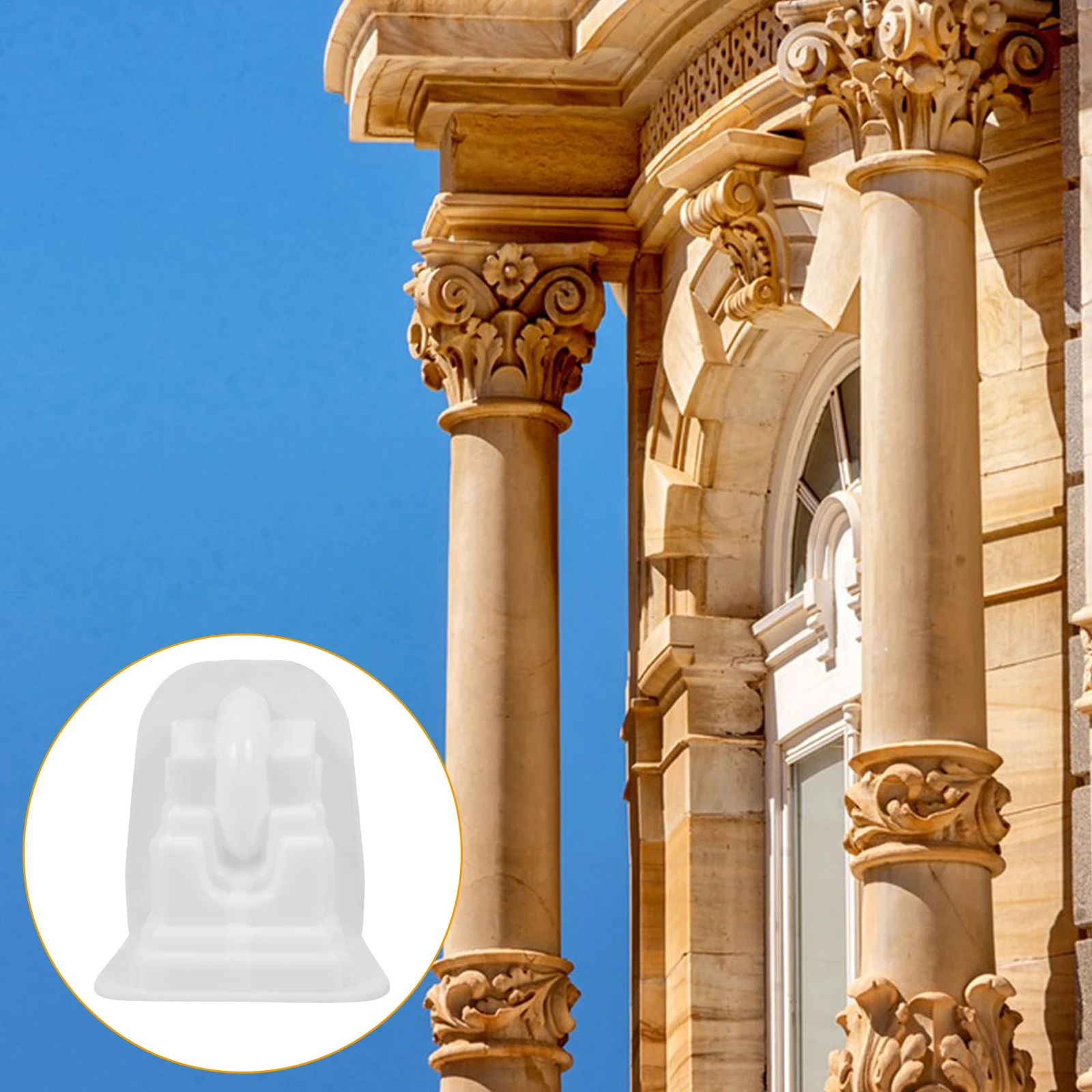 

Roman Column Mold for Casting Decorative European Villa Crafts Statue Cement Garden Molds Pedestal Form Concrete DIY