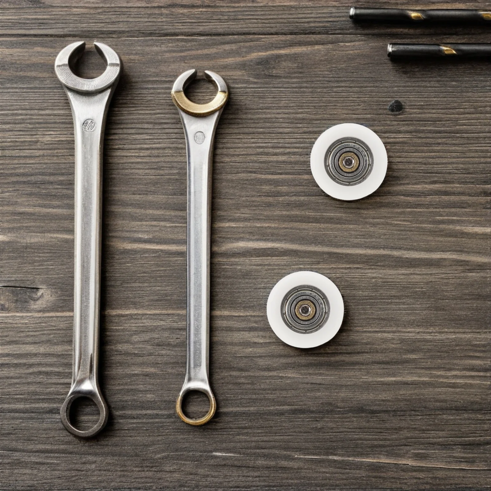 

4pcs Bathroom Glass Door Wheel Rollers Smooth Sliding Quiet Bearing Replacement Kit For Shower Doors Durable Waterproof Sliding