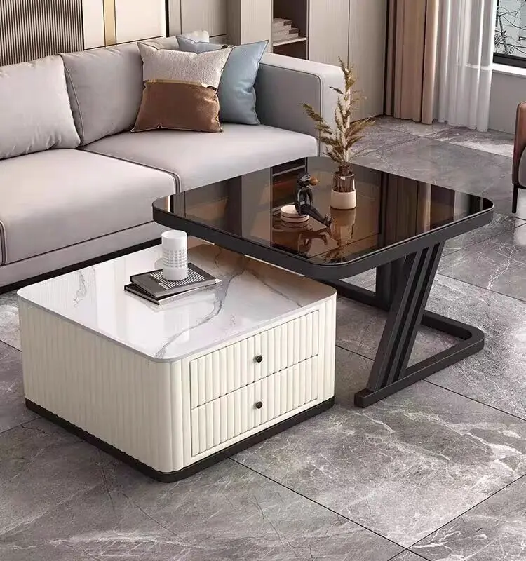 Funky Floor Coffee Corner Mobile Nordic Vanity Wood Luxury Coffee Tables Design Mesas De Centro Para Sala Outdoor Furniture