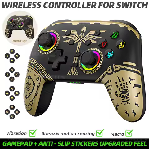 Wireless Elite Gamepad For Switch Controller For Switch Oled Lite Joystick For PC/Steam Deck Control with Custom Anti-Slip Stick