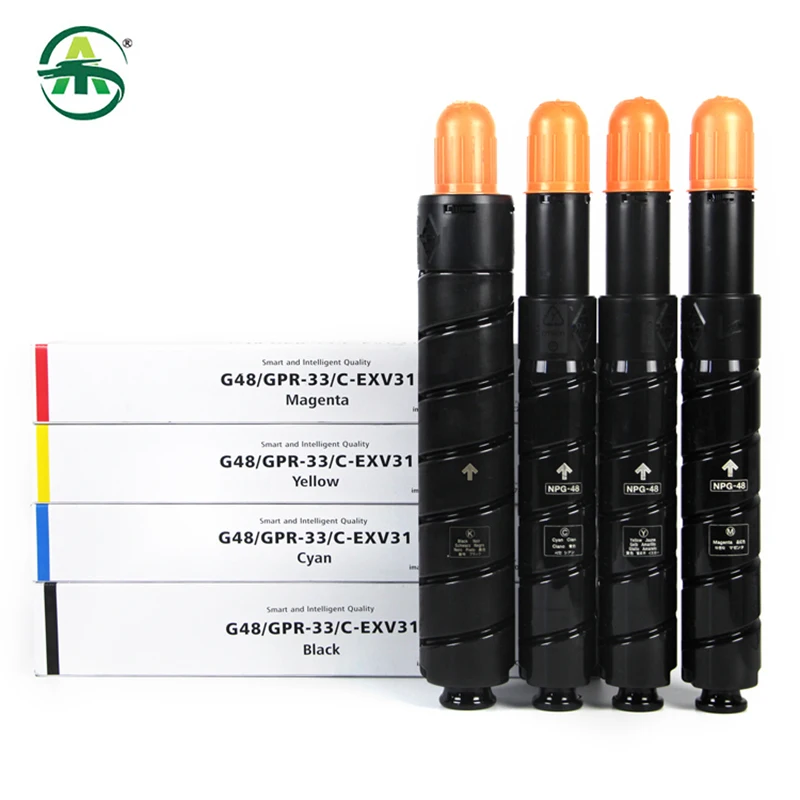 

1PC BK1400g CMY900g G48 GPR-33 C-EXV31 Toner Cartridge For Canon iR ADV C7055 7065 7260 7270 Toner Powder Compatible