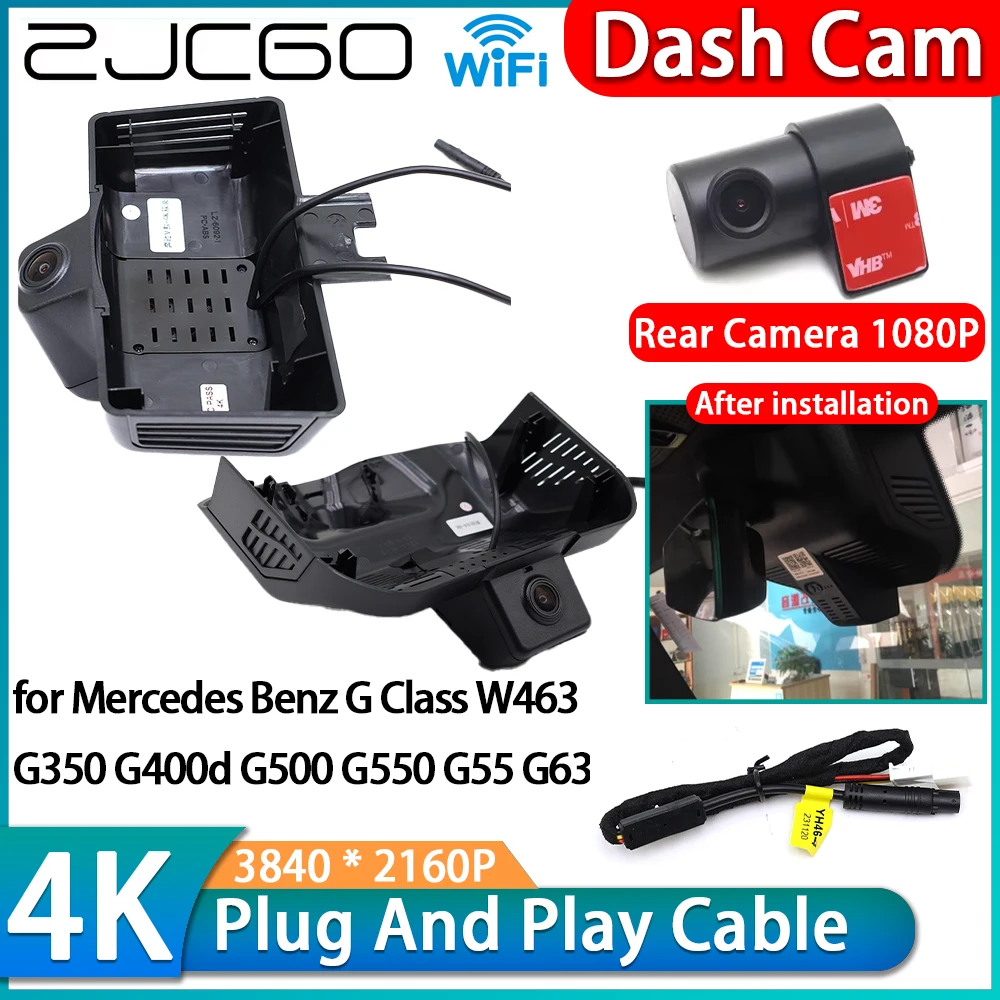 for Mercedes Benz G Class W463 G350 G400d G500 G550 G55 G63 4K Wifi DVR IMX335 OEM Car Video Recorder Dash Cam Front Rear Camera