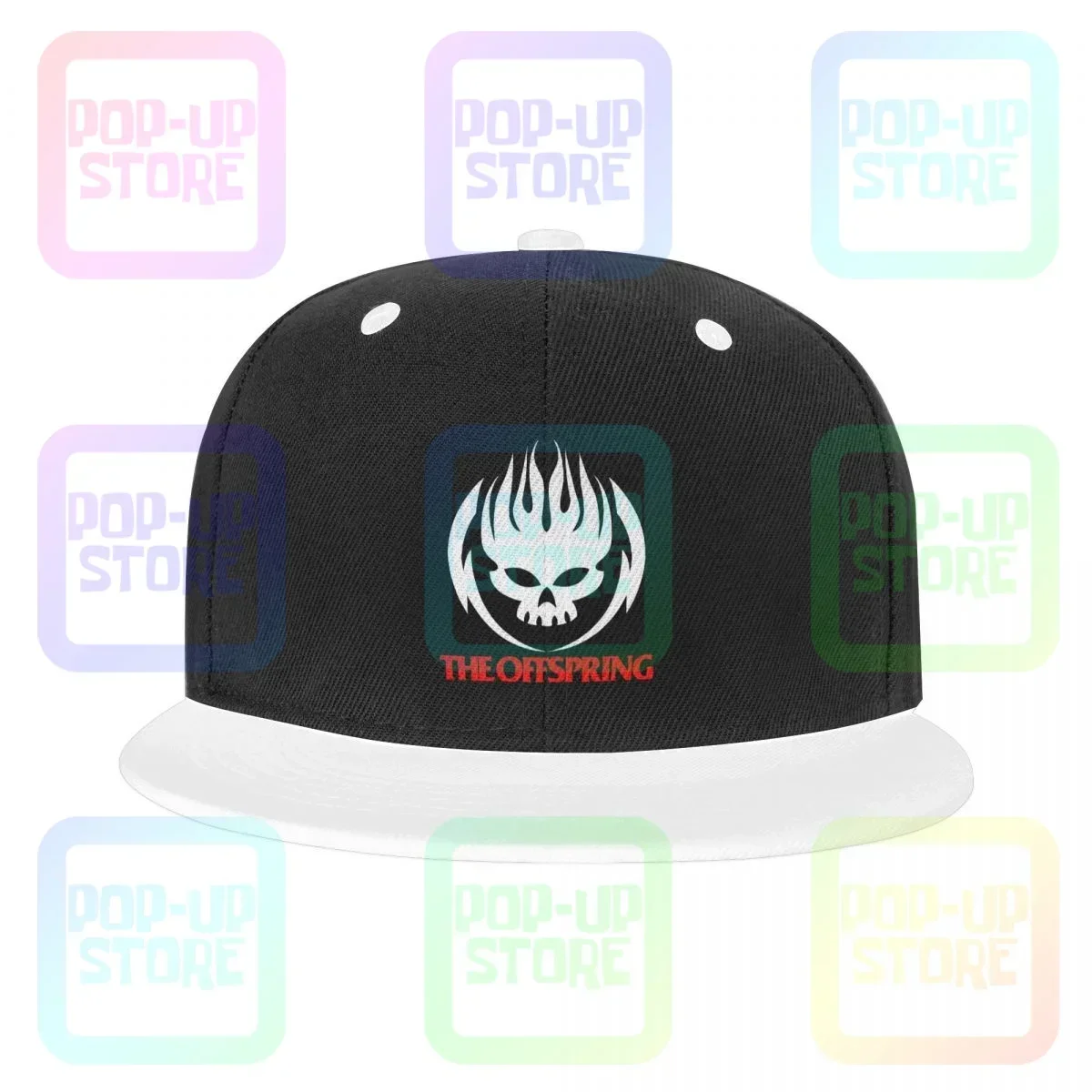 The Offspring Logo Rock Band Snapback Cap قبعات البيسبول الملونة الرجعية الربط الساخن بيع