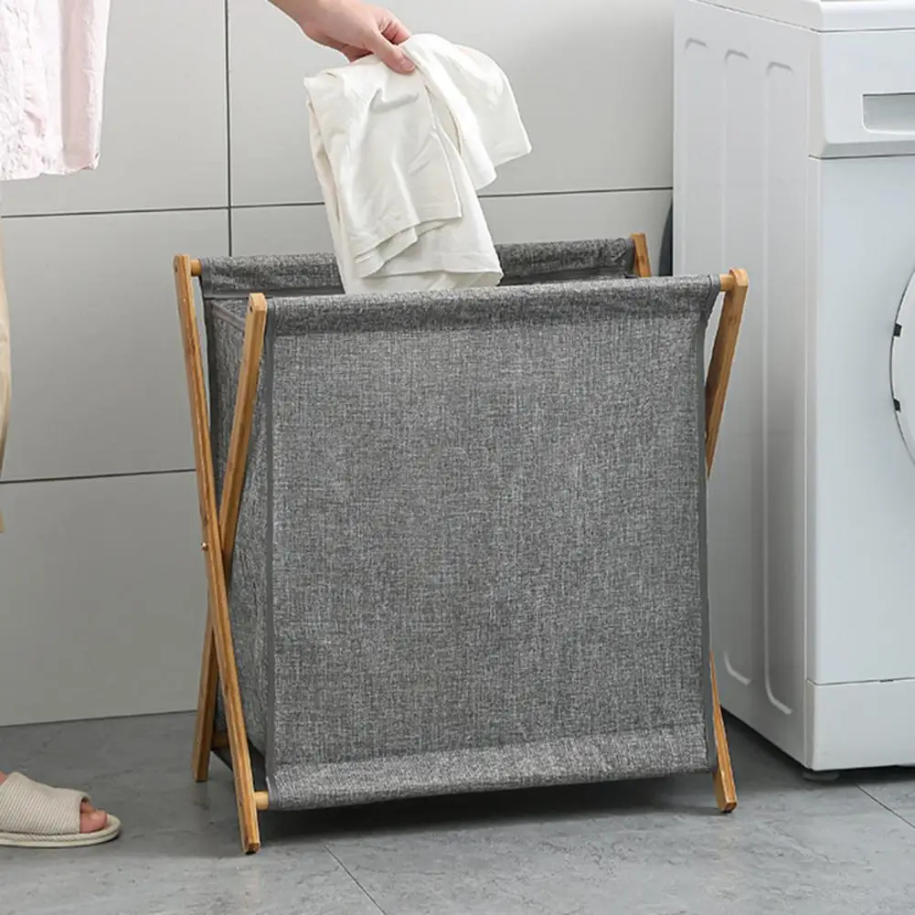 Folding Laundry Organizer Convenient Dirty Clothes Basket Nordic Hamper Clothing Storage Fabric Large Capacity Laundry Organizer