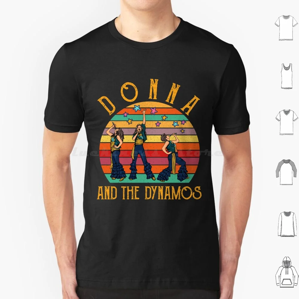 

Donna And The Dynamos Подарочная футболка Хлопок Мужчины Женщины DIY Принт Mia Meryl Streep Mia 2 Musical Donna And The Dynamos Mia Here We