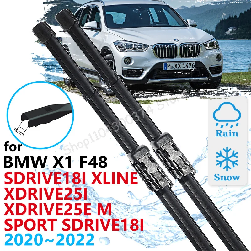 

Car Front Wiper Blade For BMW X1 F48 2016 2017 2018 2019 2020 2021 2022 xLine xDrive25i xDrive25e M Sport sDrive18i Accessories