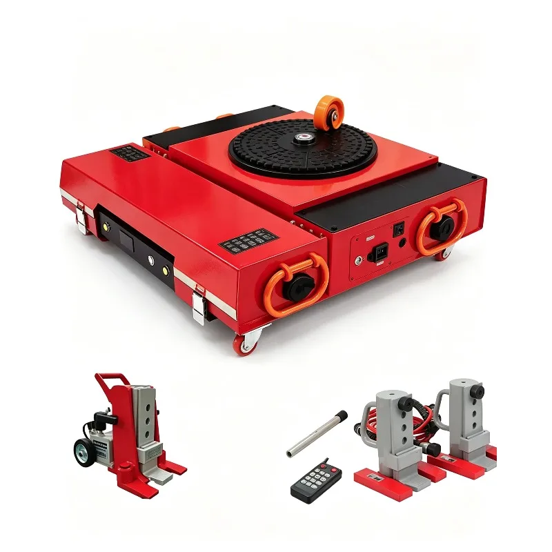Factory Direct Sale Remote Control Goods Material Handling Move Machinery Mover Roller Dolly Skate Electric Tank Trolley Truck