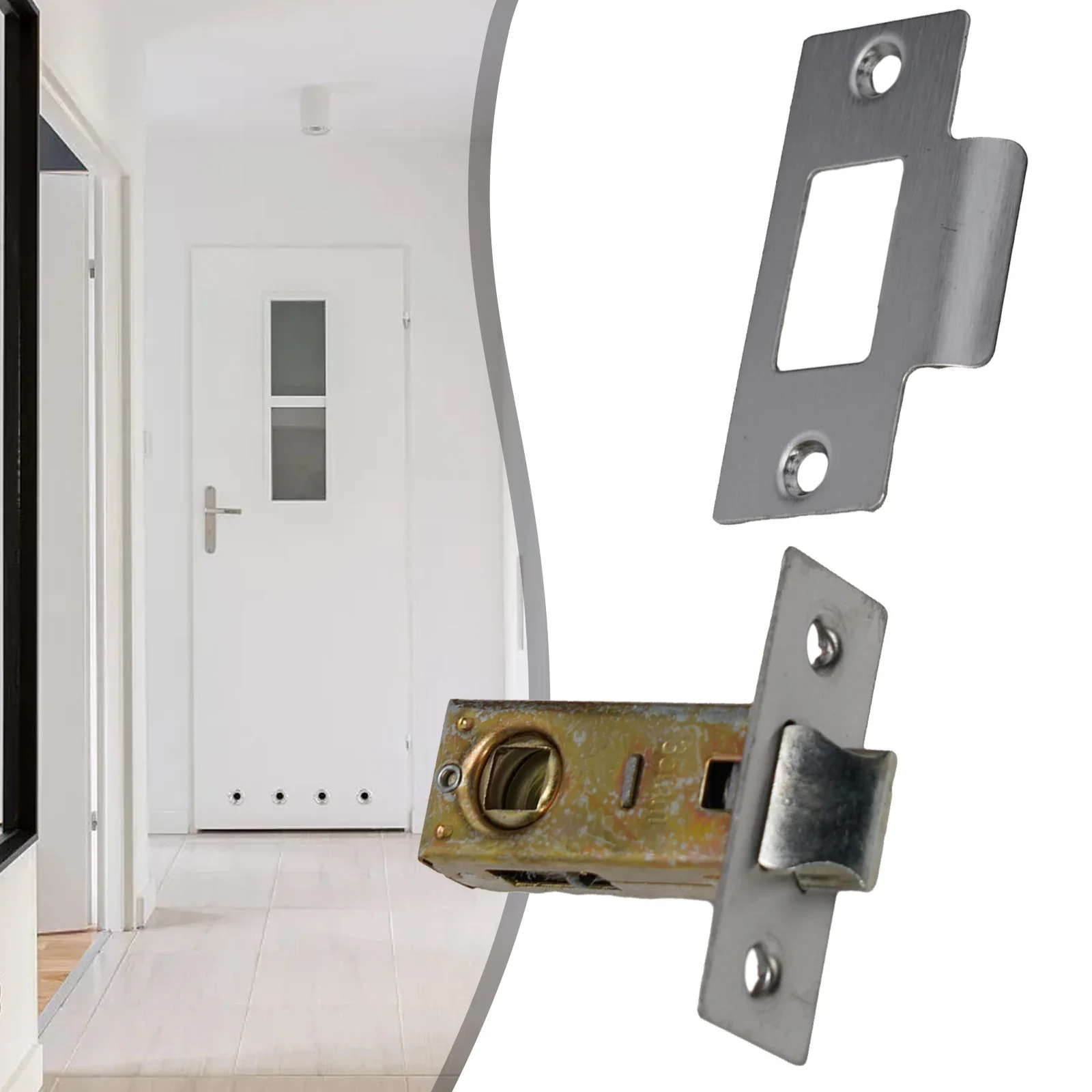 For Use With Unsprung Door Furniture Tubular Latch Zinc Alloy For Internal Doors Home Improvement Tubular Latch