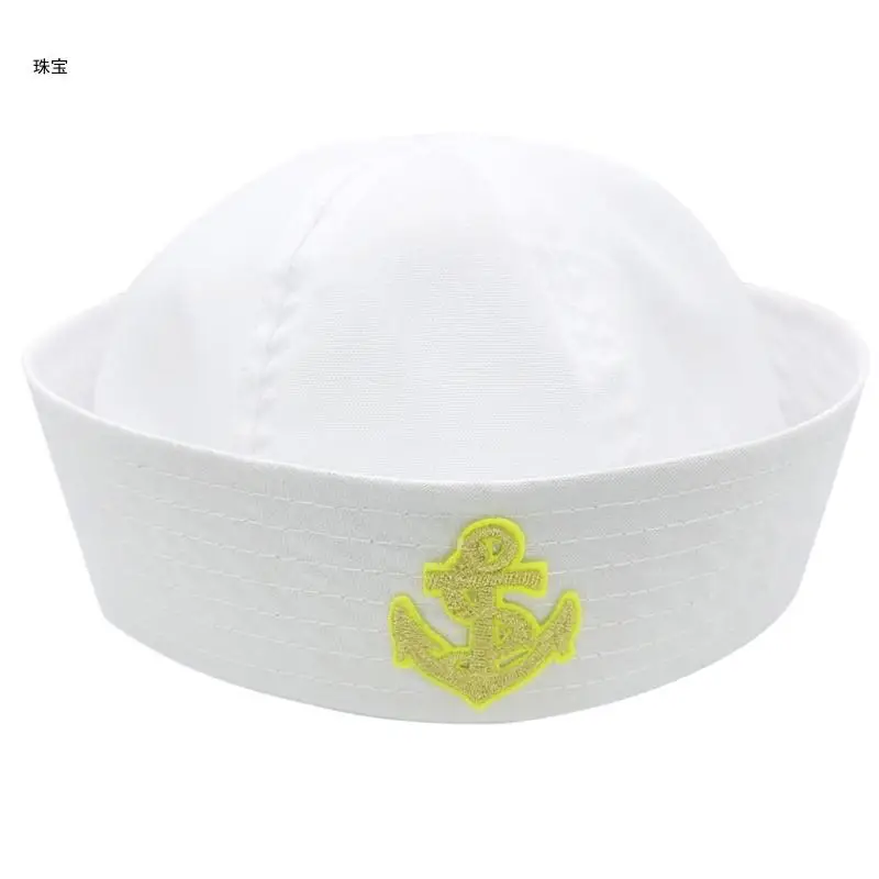 Captain Hat Costume for Women Men Teenagers for Sailor Party Decoration Costume Cosplay Dress-up