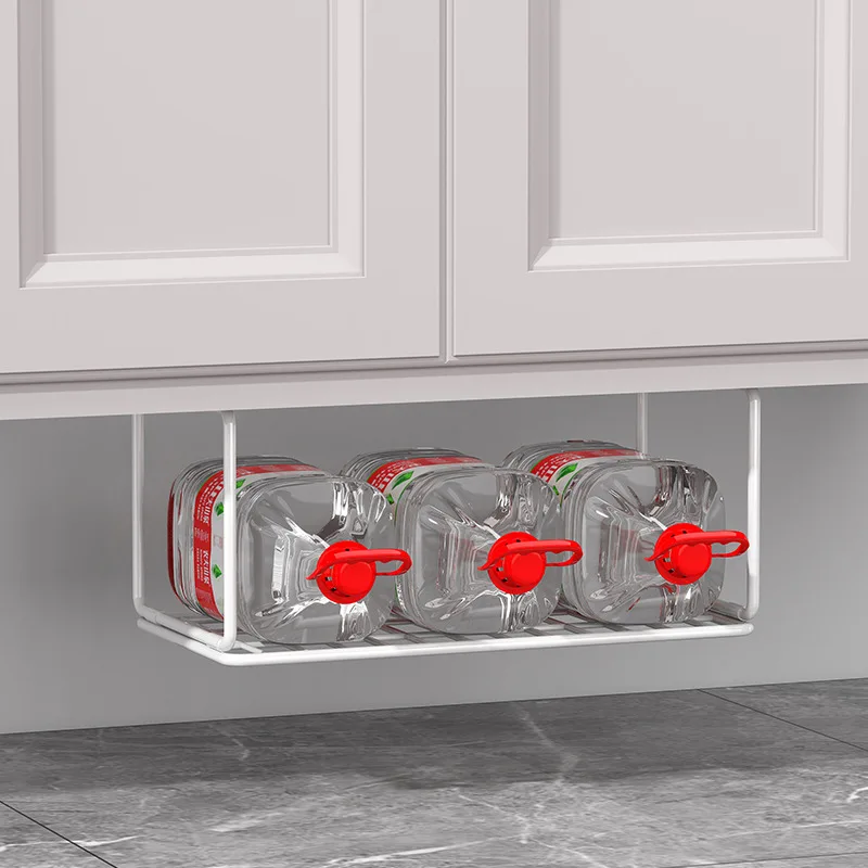 Hanging Metal Shelves Underneath Bathroom Cabinet Basin Rack Kitchen Closet Rack Under Desk Cabinet Office Bathroom Organizers