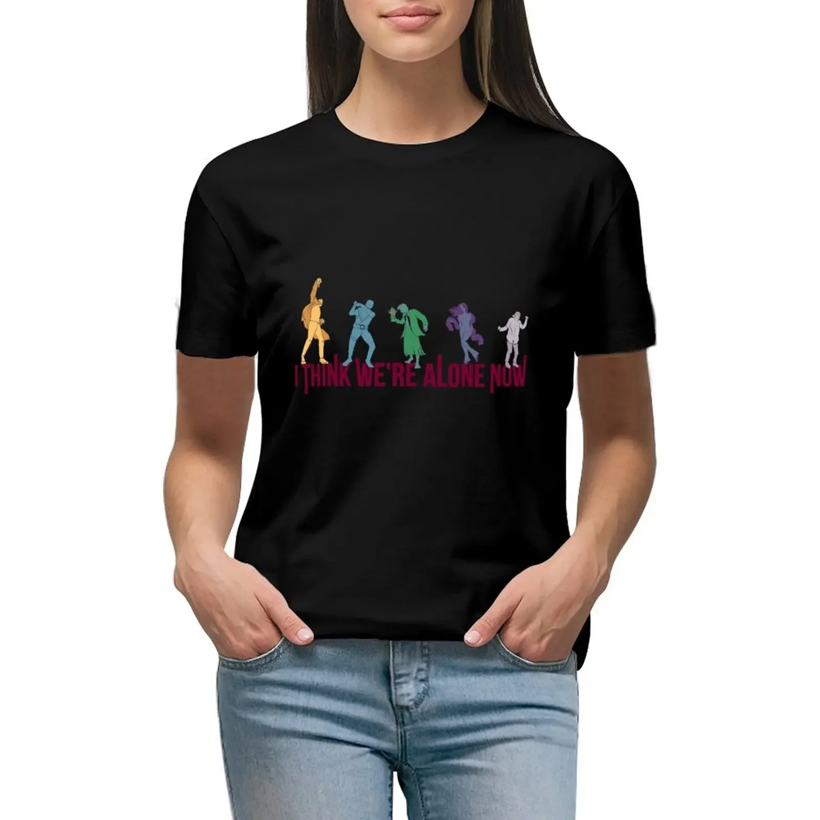 

Umbrella academy - I think we're alone now T-Shirt funny plus size tops new edition t shirts for Women