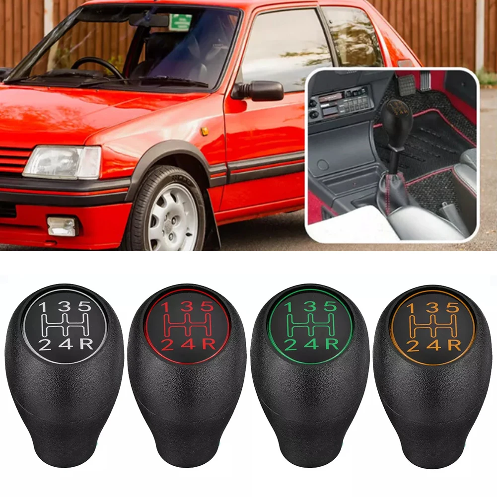 1pc Shift Knob 240367 For 504 505 309 For 205 GTI CTI TD 1.6 1.9 5 Speed Manual Gear Shift Knob Replacement Car Interior Accesso